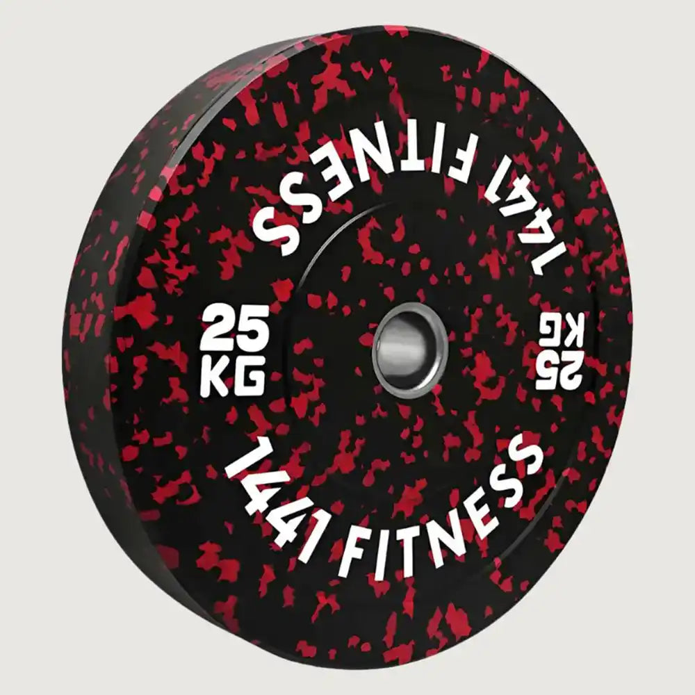 1441 Fitness Camouflage Single Bumper Plate - 25 kg