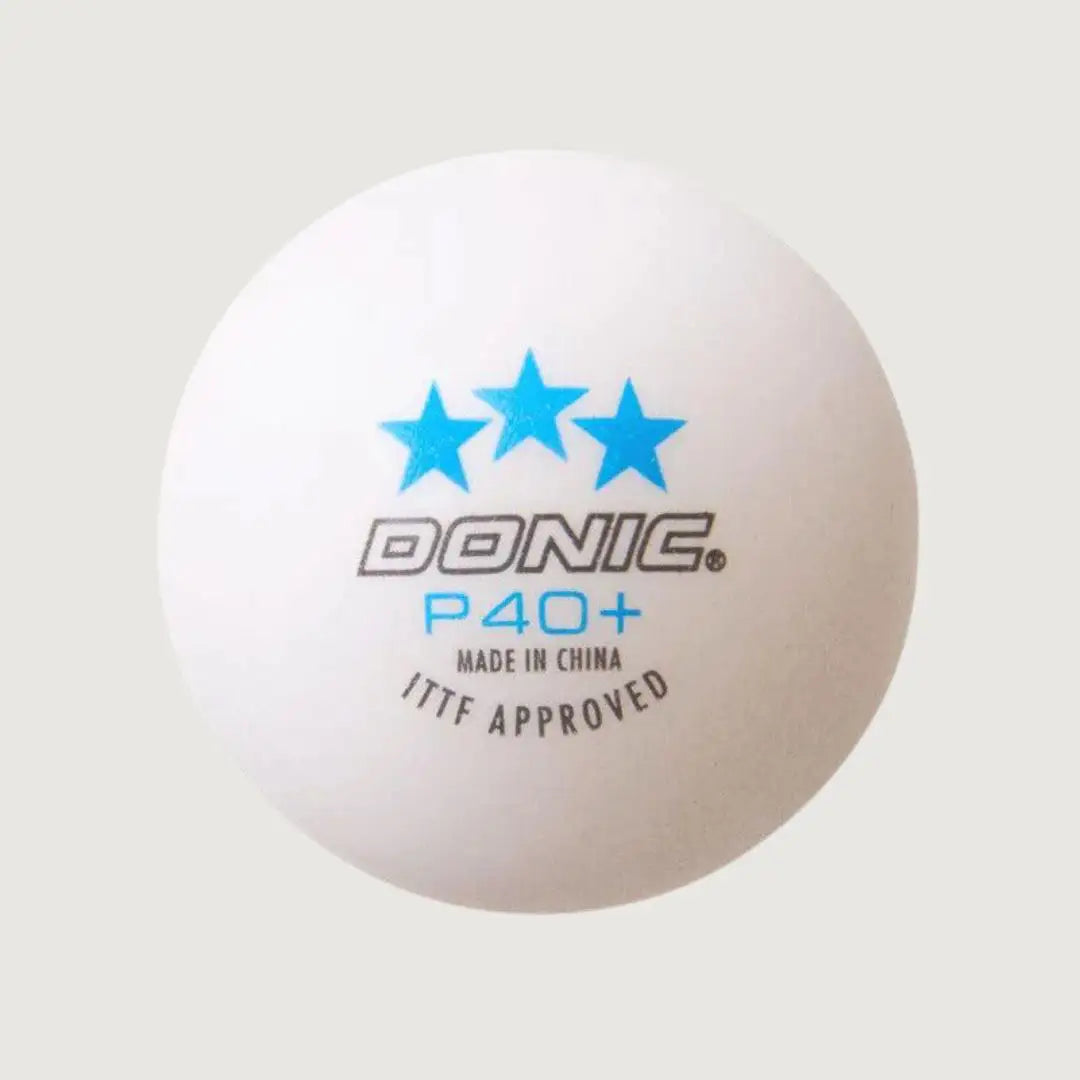 Donic P40+ Table Tennis Ball - *** White - Pack of 3 - Table Tennis Balls - Pro Sports | Shop online in Kuwait
