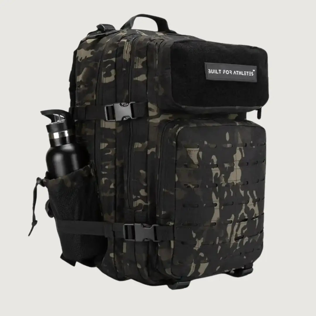 BFA Large Gym Backpack - Black Camo 45L