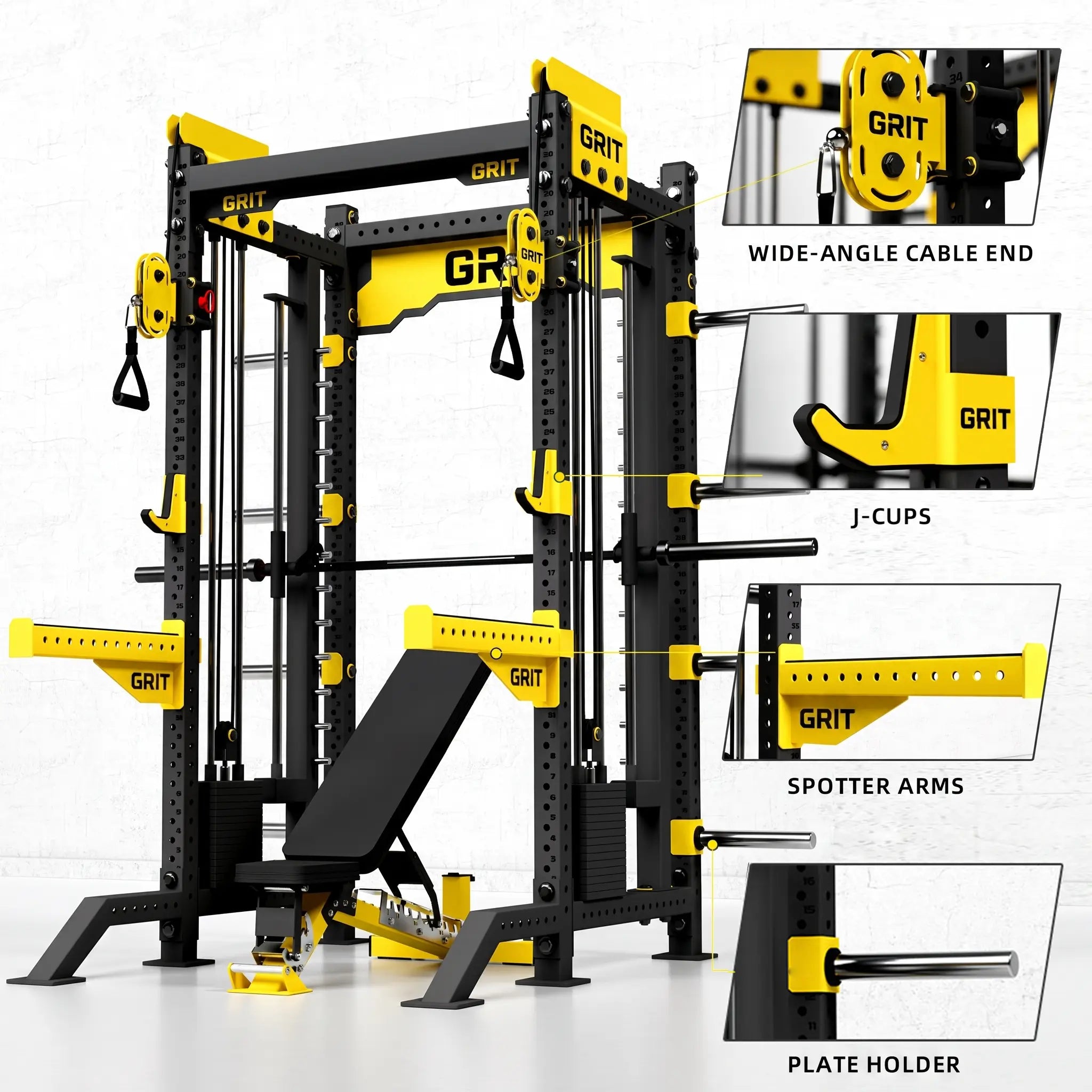 GRIT Smith Machine & Power Rack