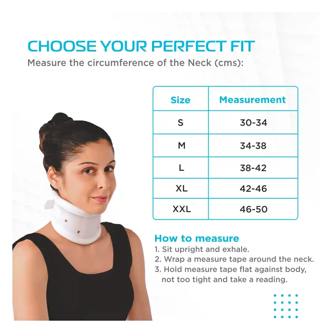 VISSCO Firm Cervical Collar - Adjustable Height