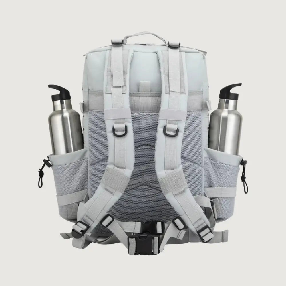 BFA Large Gym Backpack - Grey & Yellow 45L