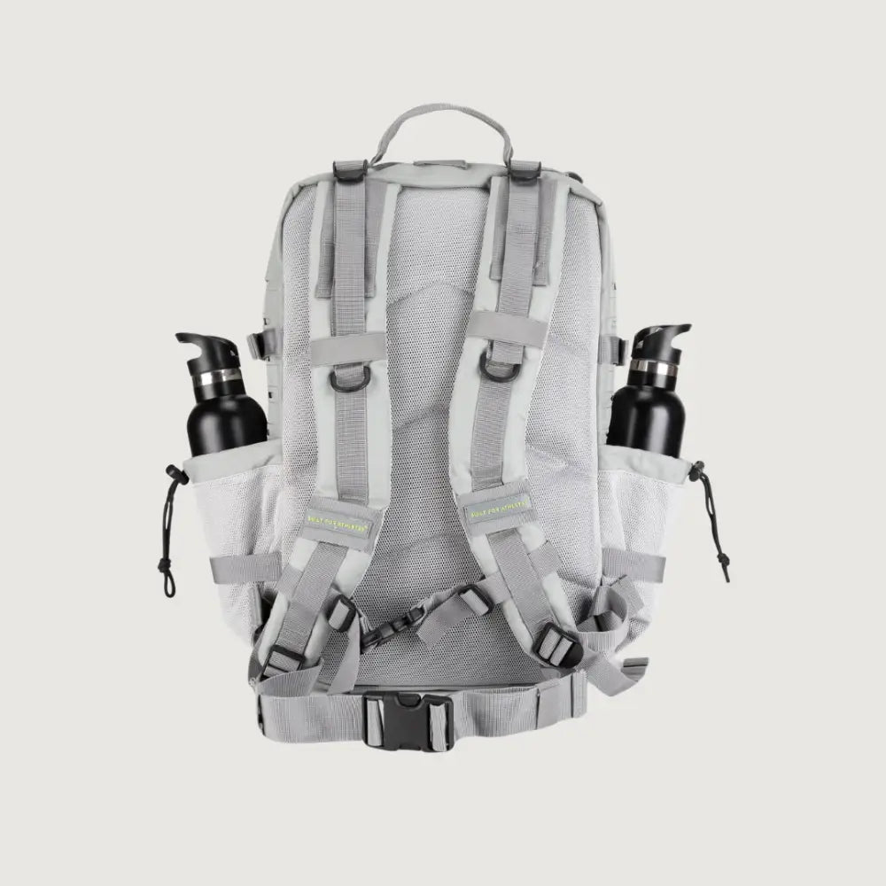 BFA Large Gym Backpack - Grey & Lime 45L