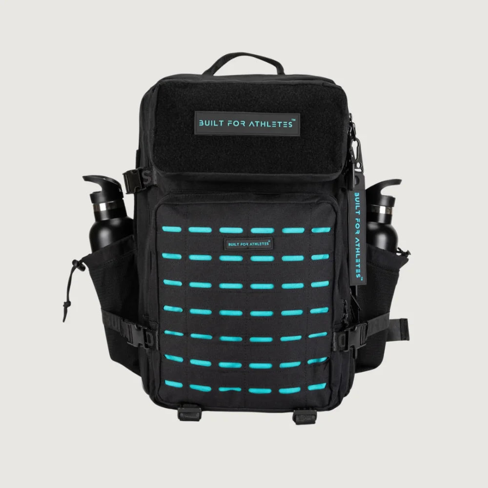 BFA Large Gym Backpack - Black & Aqua 45L - Gym Bag - Pro Sports | Shop online in Kuwait