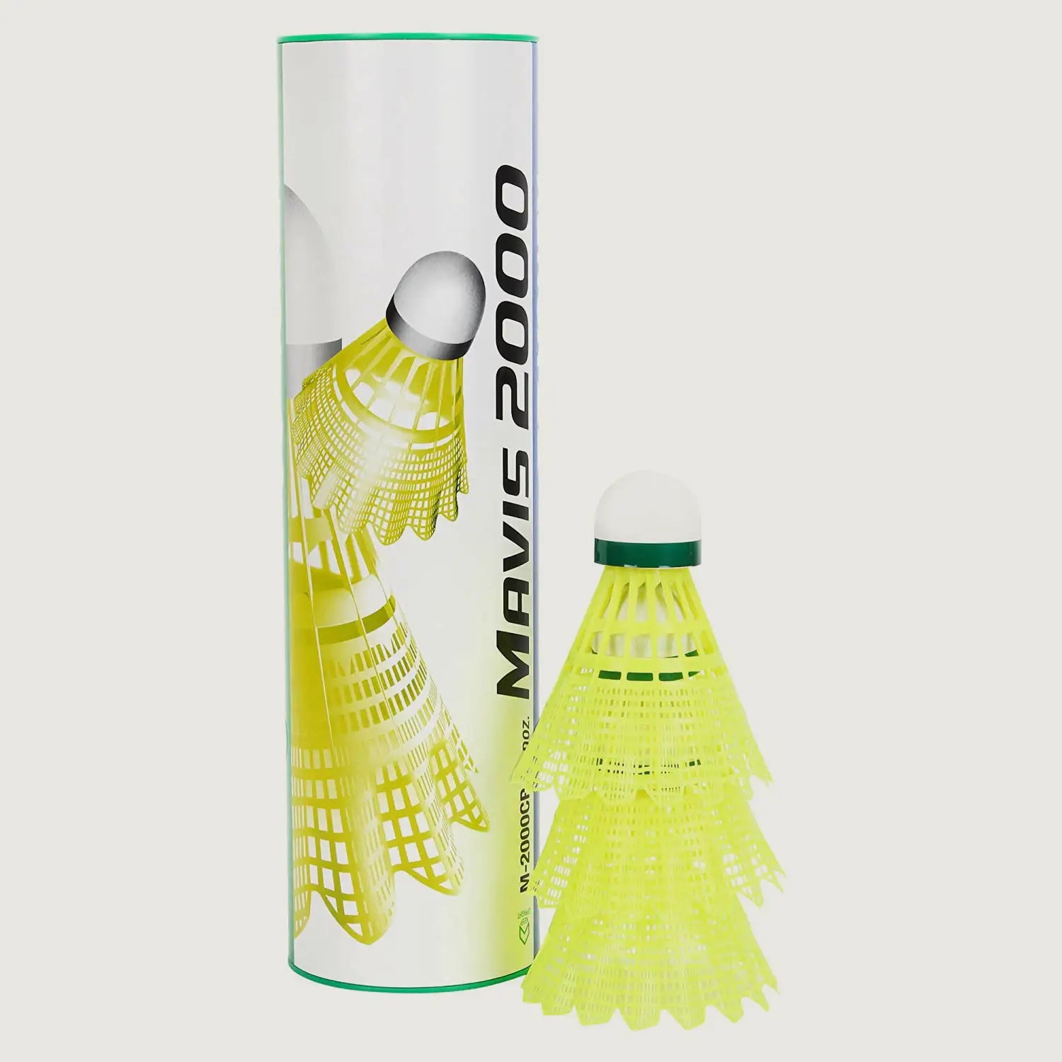 Yonex Mavis 2000 Slow Speed (Green Strip) Nylon Shuttlecock - Yellow - Shuttlecocks - Pro Sports | Shop online in Kuwait