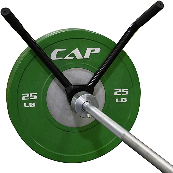 Angled Handle Bar Attachment with Rubber Grip - Cable Attachments - Pro Sports | Shop online in Kuwait