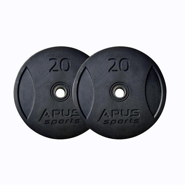 Apus Sports Bumper Plate - 20 kg Pair-Bumper Plates-Pro Sports