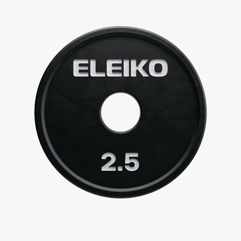 Eleiko Change Plate Black - 2.5 kg-Fractional Plates-Pro Sports