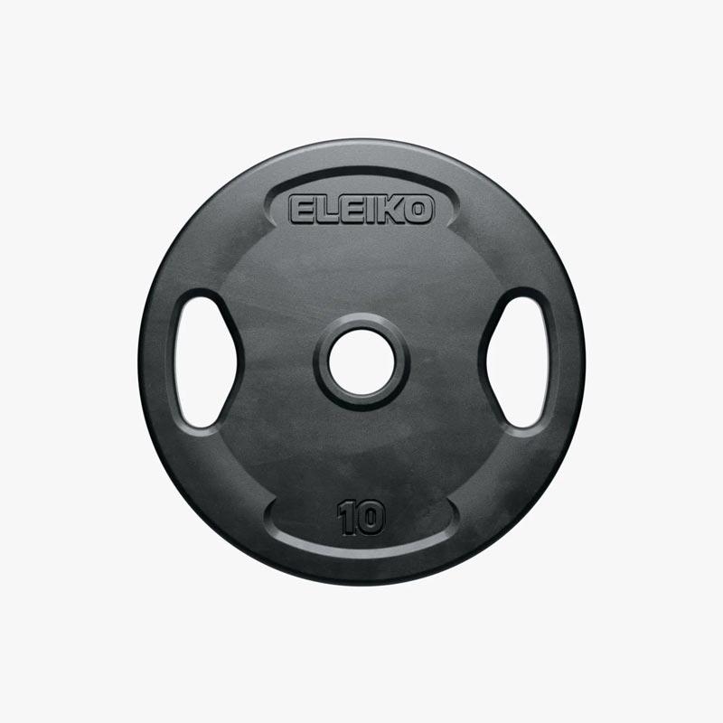 Eleiko Grip Rubber Plate - 10 kg-Weight Plates-Pro Sports