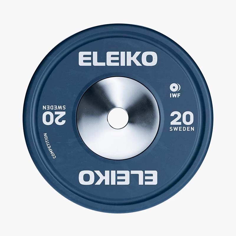 Eleiko IWF Weightlifting Competition Plate - 20 kg-Weight Plates-Pro Sports