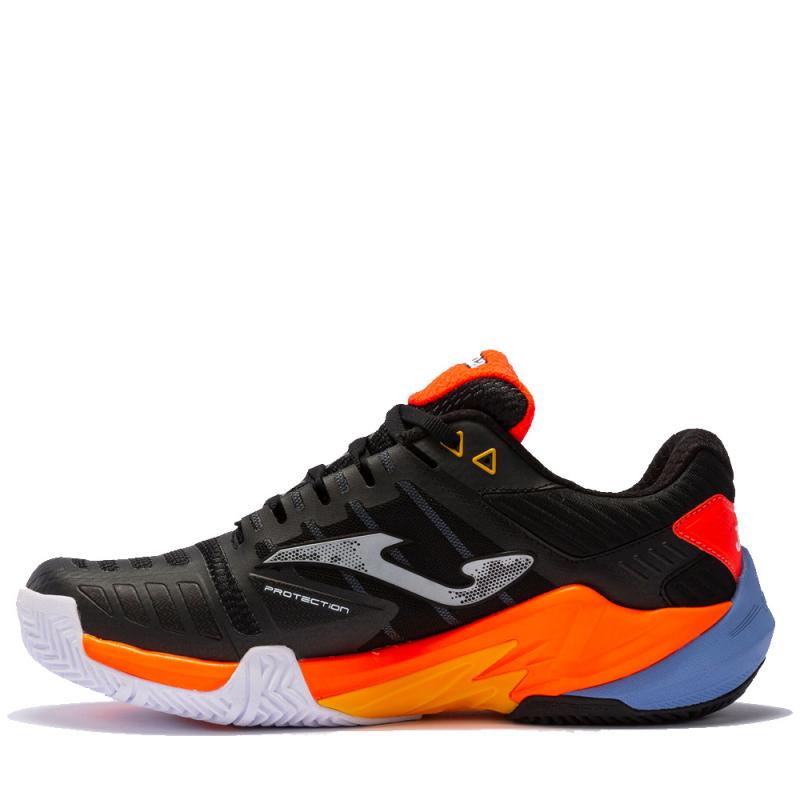 Joma T.Open Padel Shoes - Black/Coral-Padel Shoes-Pro Sports