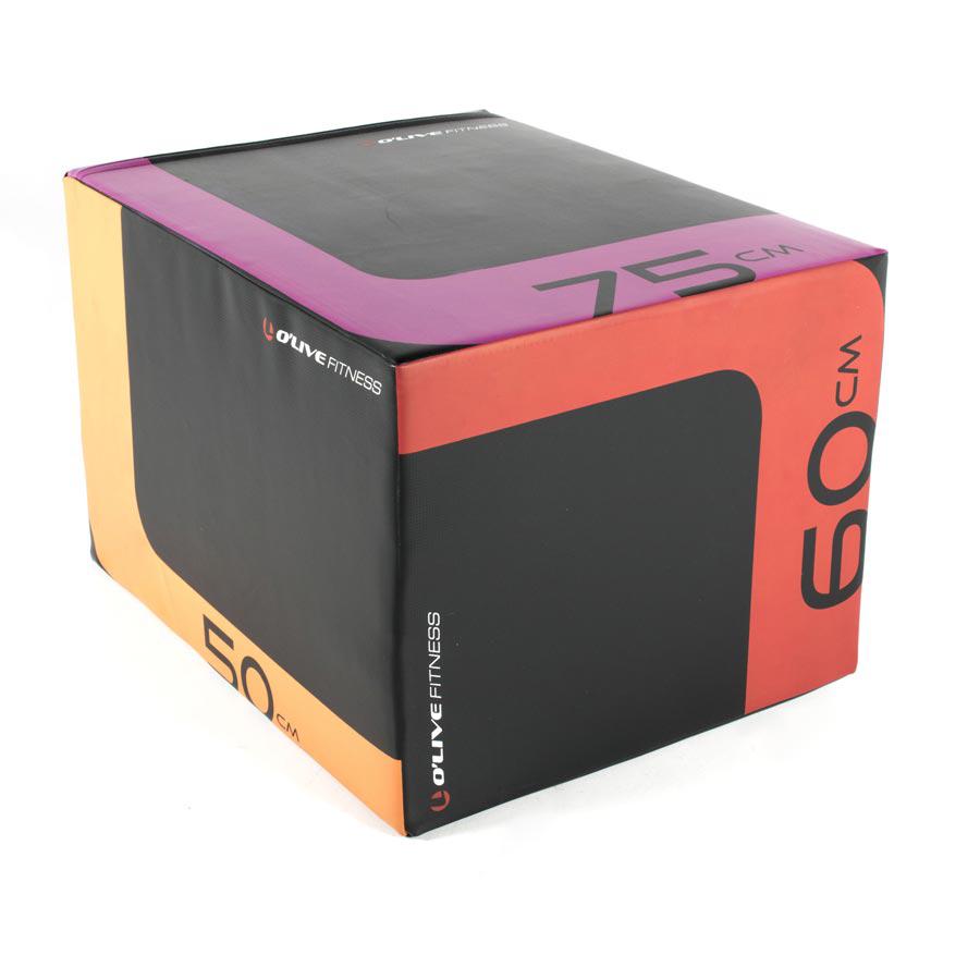 O'live Foam Jump Box Platform - 60x50x75 cm-Plyo Box-Pro Sports