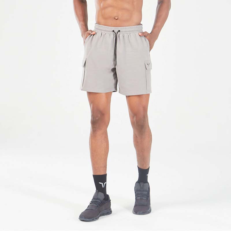 SQUATWOLF Core Go-To Cargo Shorts - Light Gray-Shorts-Pro Sports