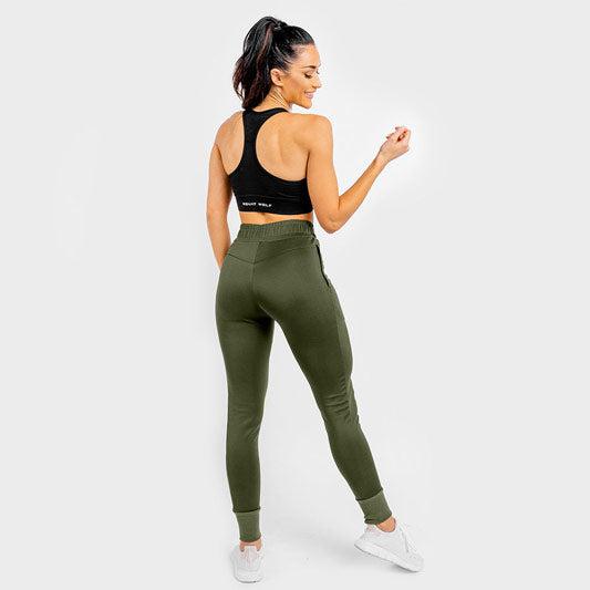SQUATWOLF She-Wolf Do-Knot Jogger Pants - Olive-Joggers-Pro Sports