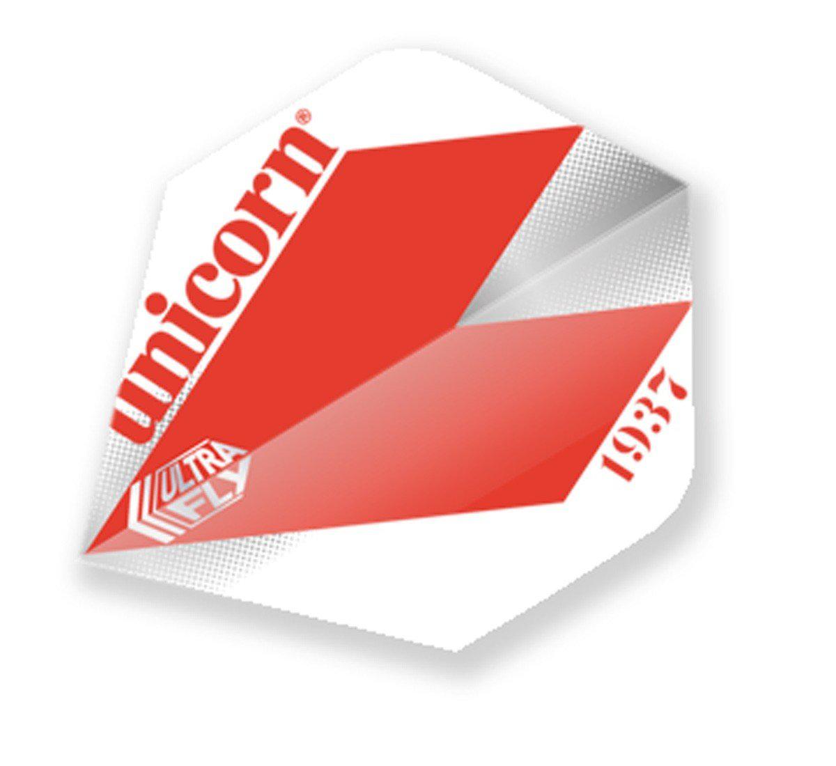 Unicorn Classic Big Wing Dart Flight - Comet Red-Dart Flights-Pro Sports