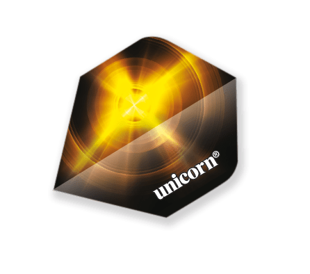 Unicorn Core.75 Plus Dart Flight - Black Brass-Dart Flights-Pro Sports