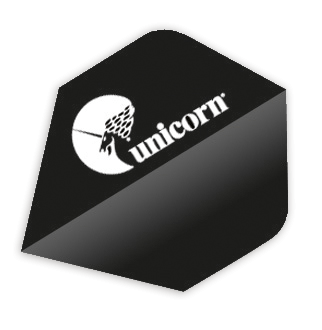 Unicorn Super Maestro.125 Big Wing Dart Flight - Black-Dart Flights-Pro Sports