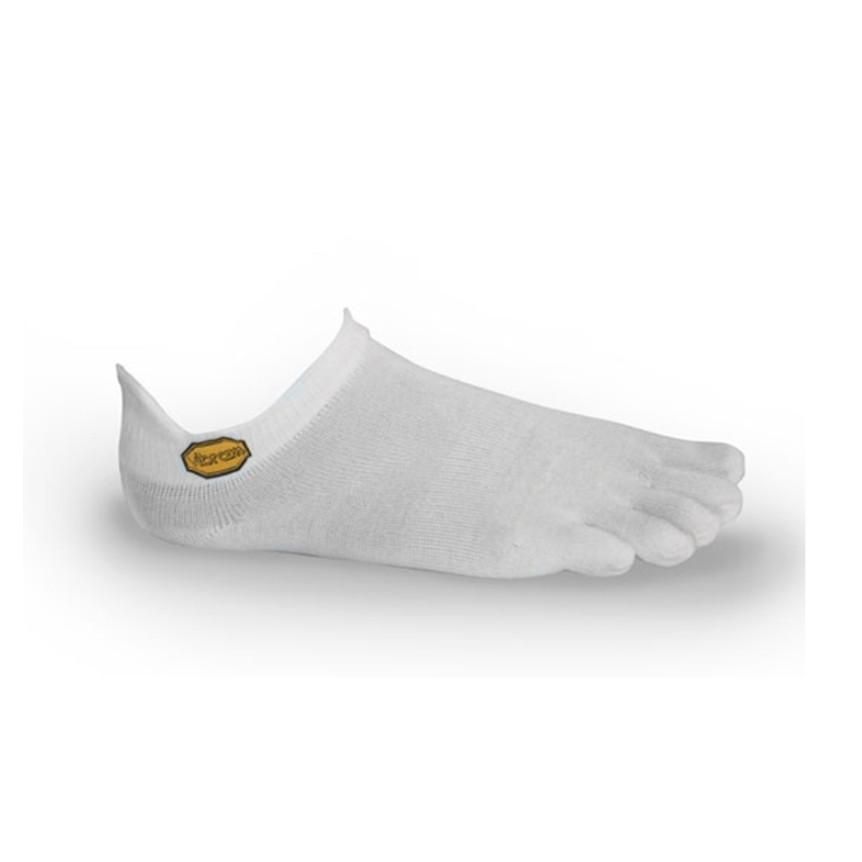 Vibram Full Cover Socks - No Show White-Vibram Socks-Pro Sports