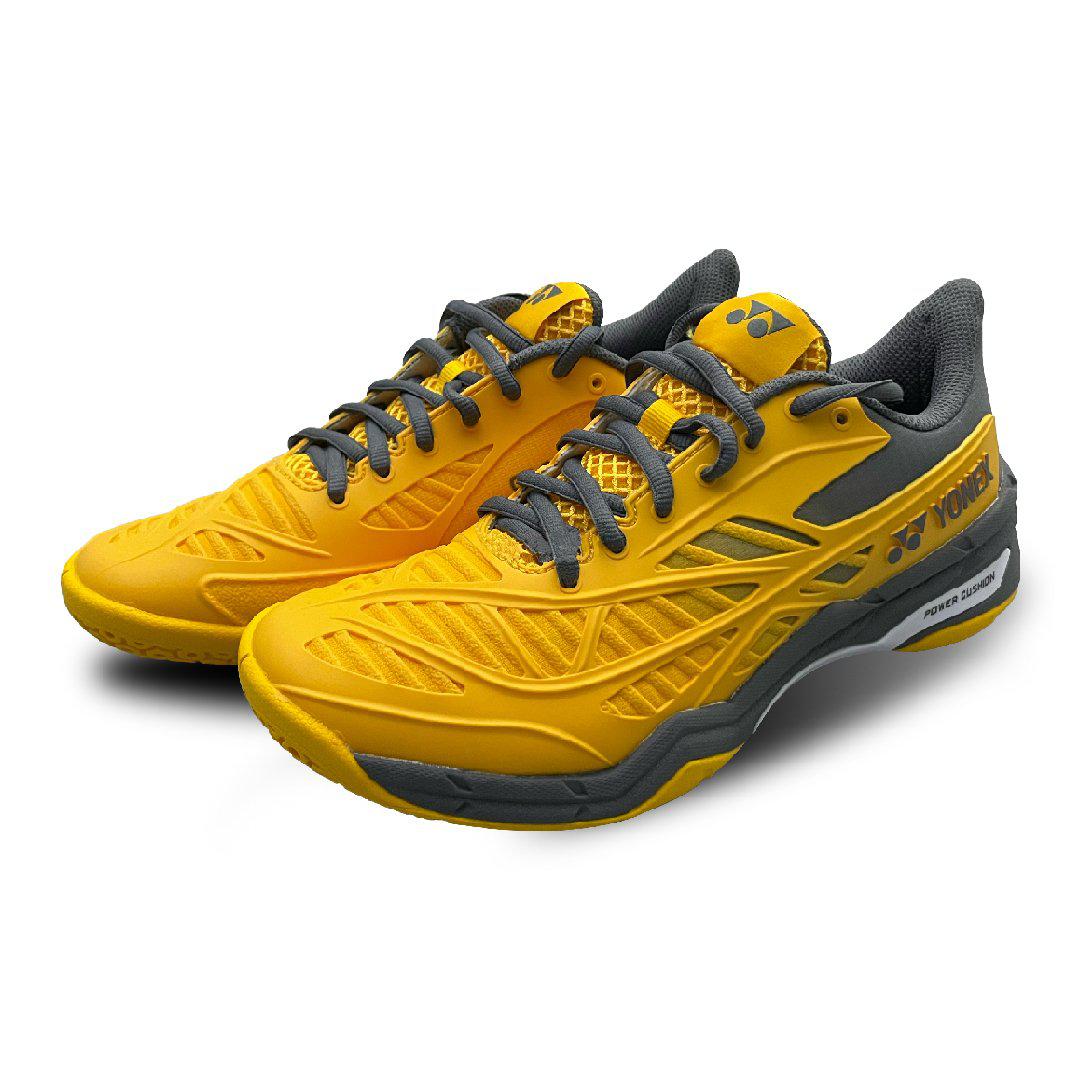 Yonex Power Cushion Cascade Drive Badminton Shoes - Yellow/Graphite-Badminton Shoes-Pro Sports