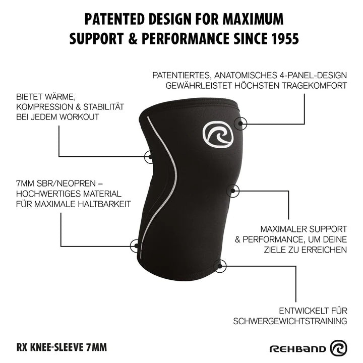 Rehband RX Knee Sleeve  7 mm