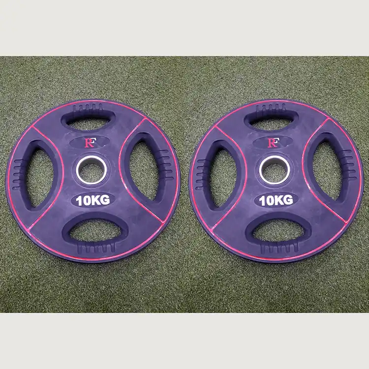 Rubber Olympic Plates Pair 10 kg - Pre-Owned