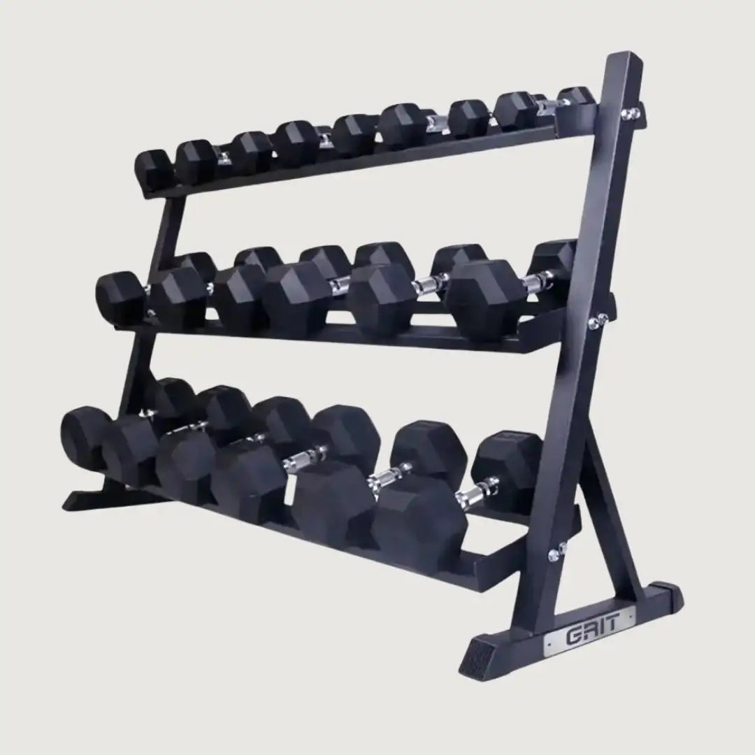 GRIT 3 Tier Dumbbell Rack | Pro Sports Kuwait