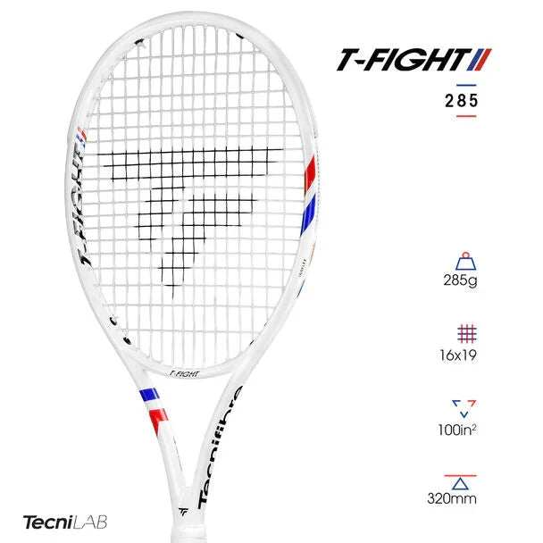 Tecnifibre T-FIGHT 285 Isoflex 2025 Tennis Racquet side view - Tennis Racquet | Buy Online in the GCC | The Racquet Shop