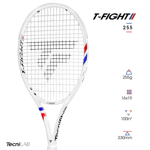 Tecnifibre T-FIGHT 255 Isoflex 2025 Tennis Racquet side view - Tennis Racquet | Buy Online in the GCC | The Racquet Shop