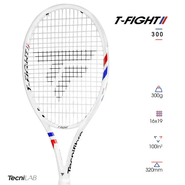 Tecnifibre T-FIGHT 300 Isoflex 2025 Tennis Racquet side view - Tennis Racquet | Buy Online in the GCC | The Racquet Shop