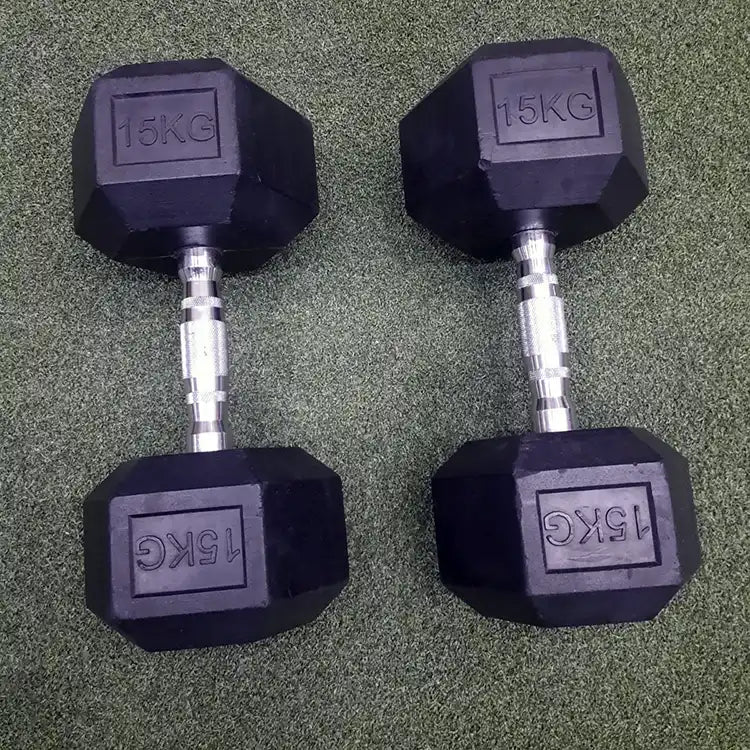 Hex Dumbbells - 15 kg Pair - Pre-Owned