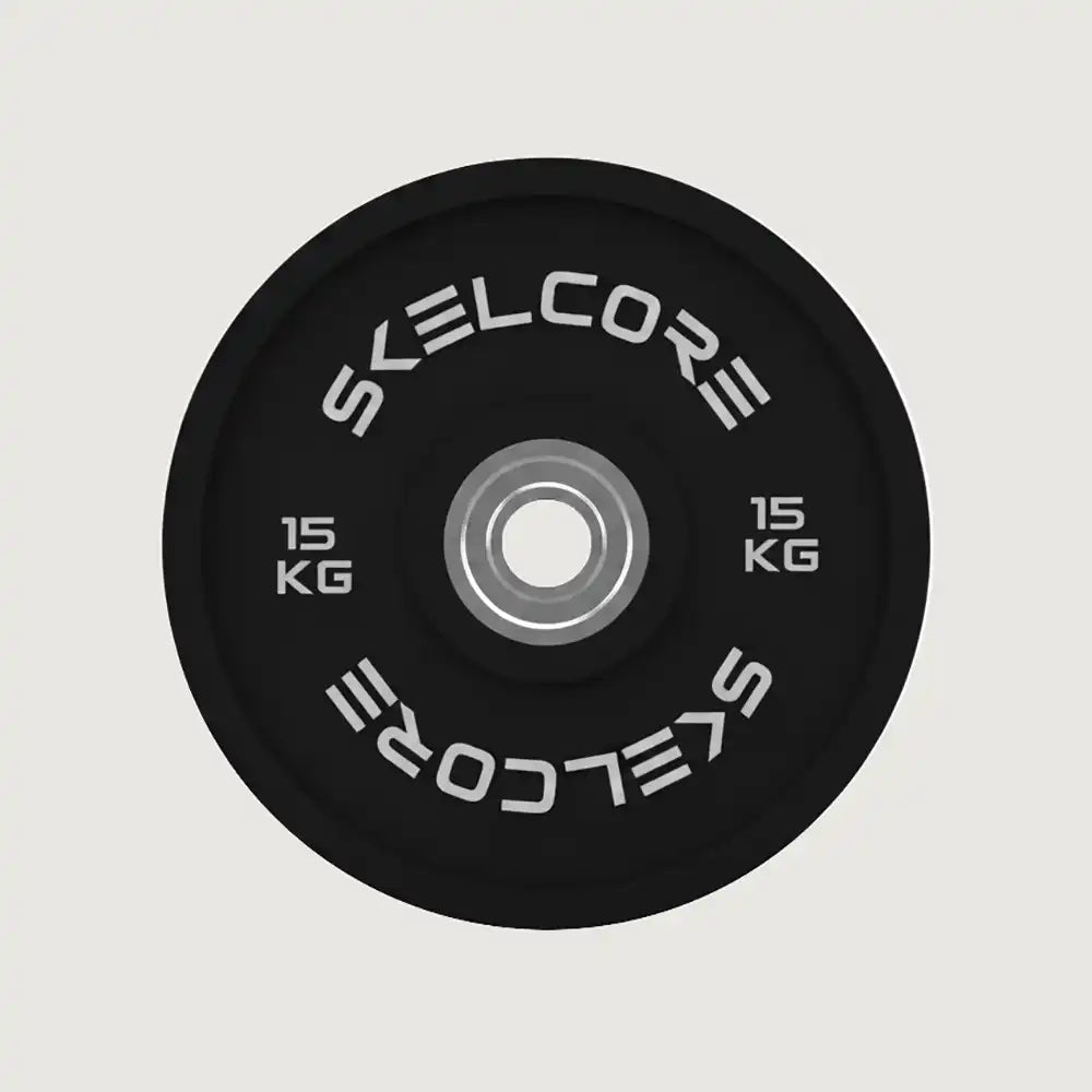 Skelcore CPU Black Bumper Plate - 15 kg