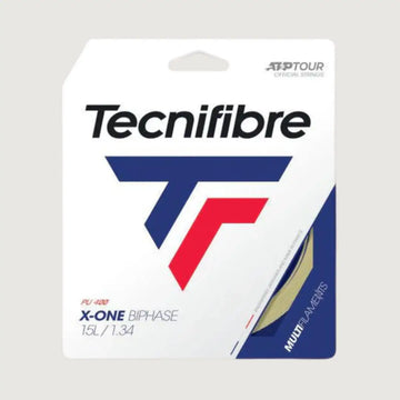 Tecnifibre X-One Biphase 18 Tennis String - Natural - Tennis Accessories - Pro Sports | Shop online in Kuwait