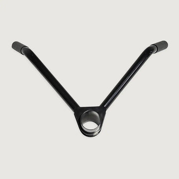 Angled Handle Bar Attachment with Rubber Grip - Cable Attachments | Buy Online in Kuwait | Pro Sports Kuwait
