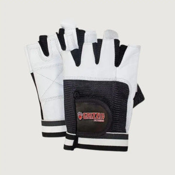 Grizzly Paw Leather Padded Gloves for Men - White - Buy Online in Kuwait at Pro Sports