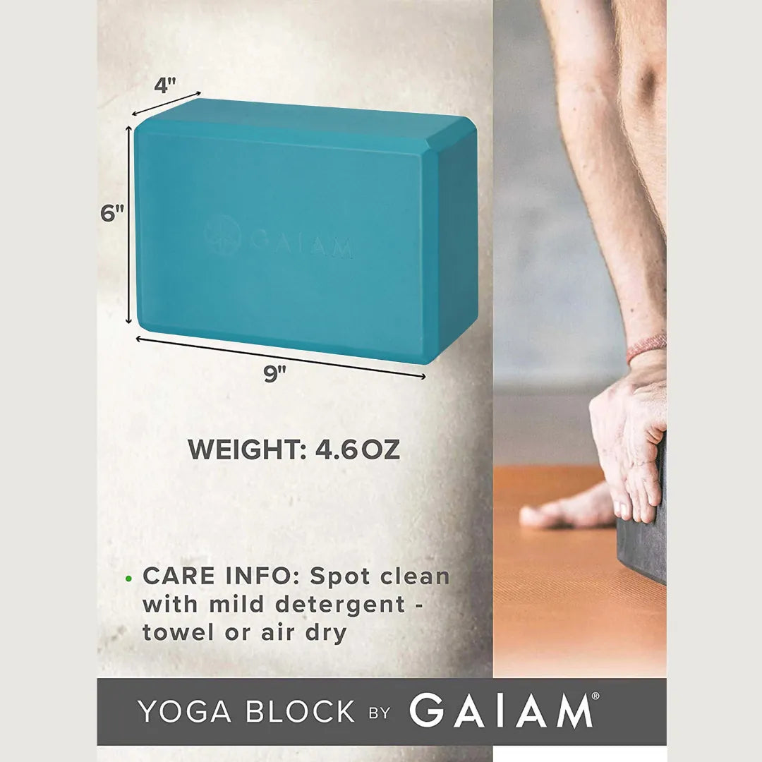 Gaiam Yoga Block - Vivid Blue
