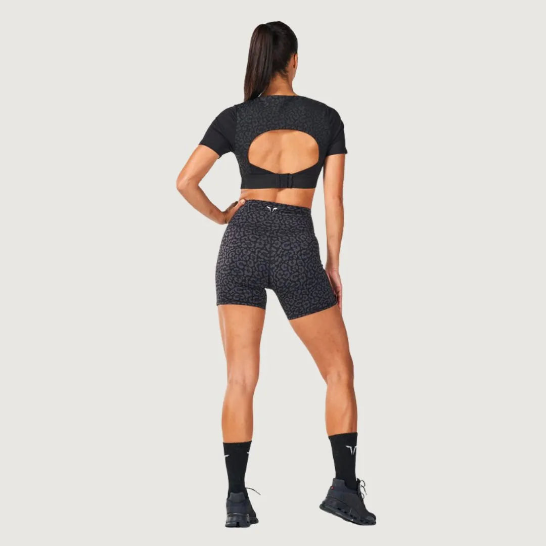 Squatwolf Untamed 5" Biker Shorts – Black Print