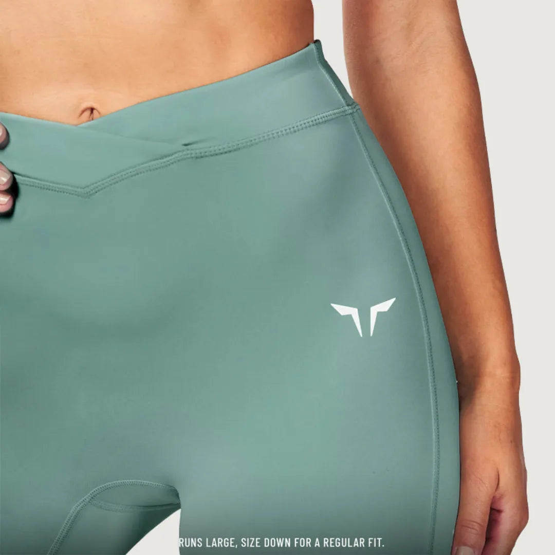 Squatwolf Crossover Leggings 24" – Dark Forest