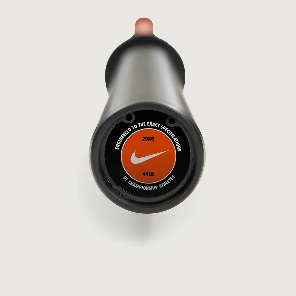 Nike Shield Barbell ORANGE SWOOSH - 20 kg - Olympic Bar - Pro Sports | Shop online in Kuwait