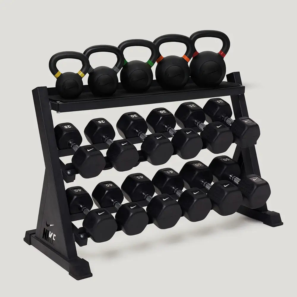 Nike Kettlebell & Dumbbell Storage Rack - Dumbbell Rack - Pro Sports | Shop online in Kuwait