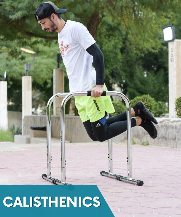 calisthenics - calisthenics workout - calisthenics equipment - equalizer and parallettes - pro sports kuwait