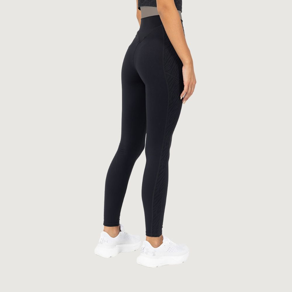 Squatwolf Wrap WB Graphic Leggings – Black