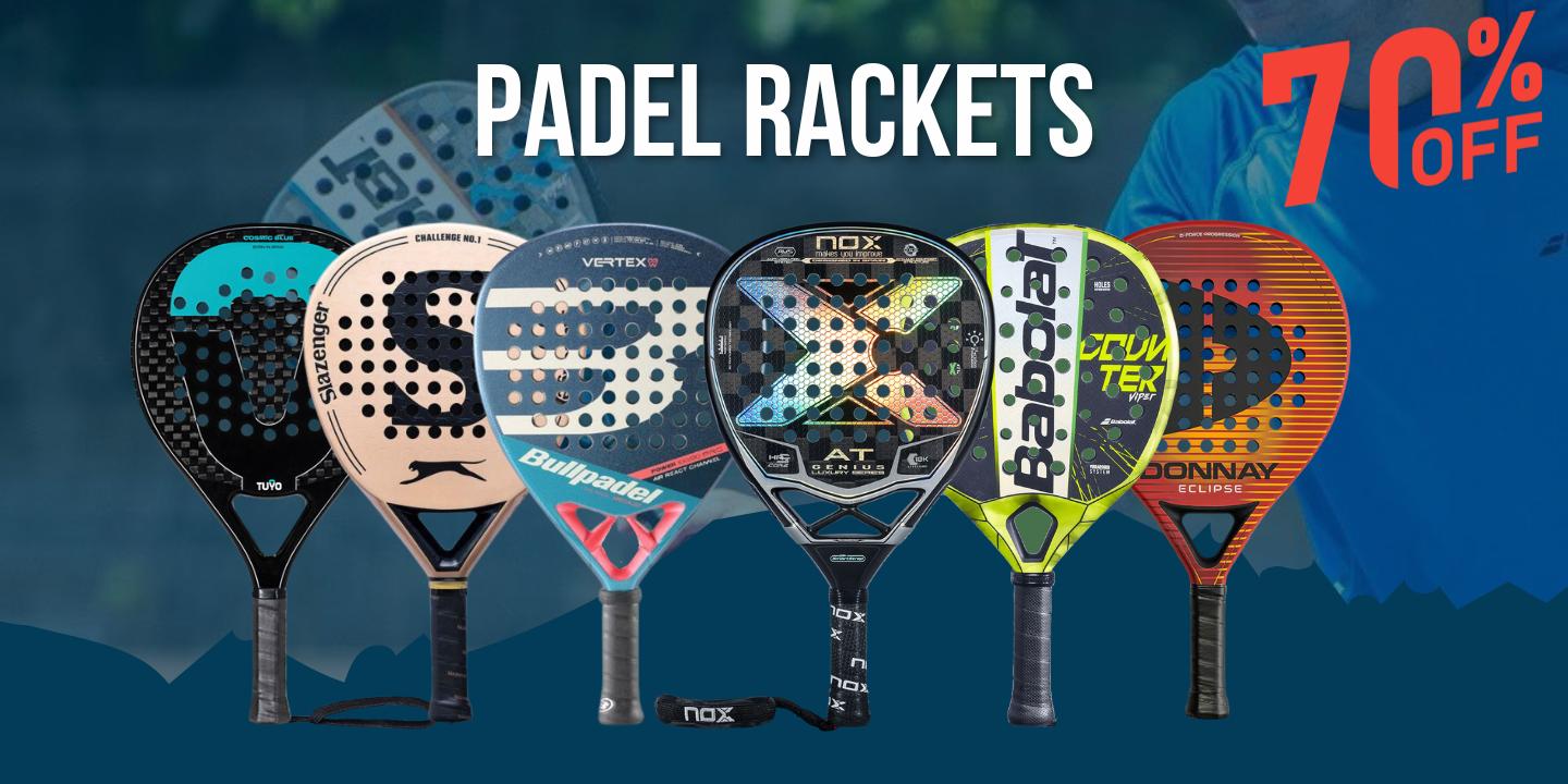 Padel Rackets on Sale 70% on Pro Sports