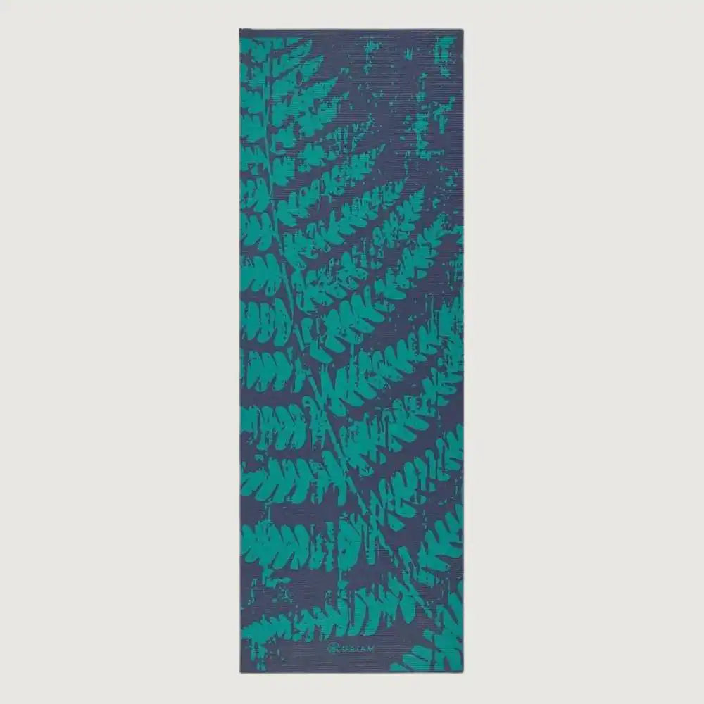 Gaiam Printed Yoga Mat 4mm - Midnight Fern