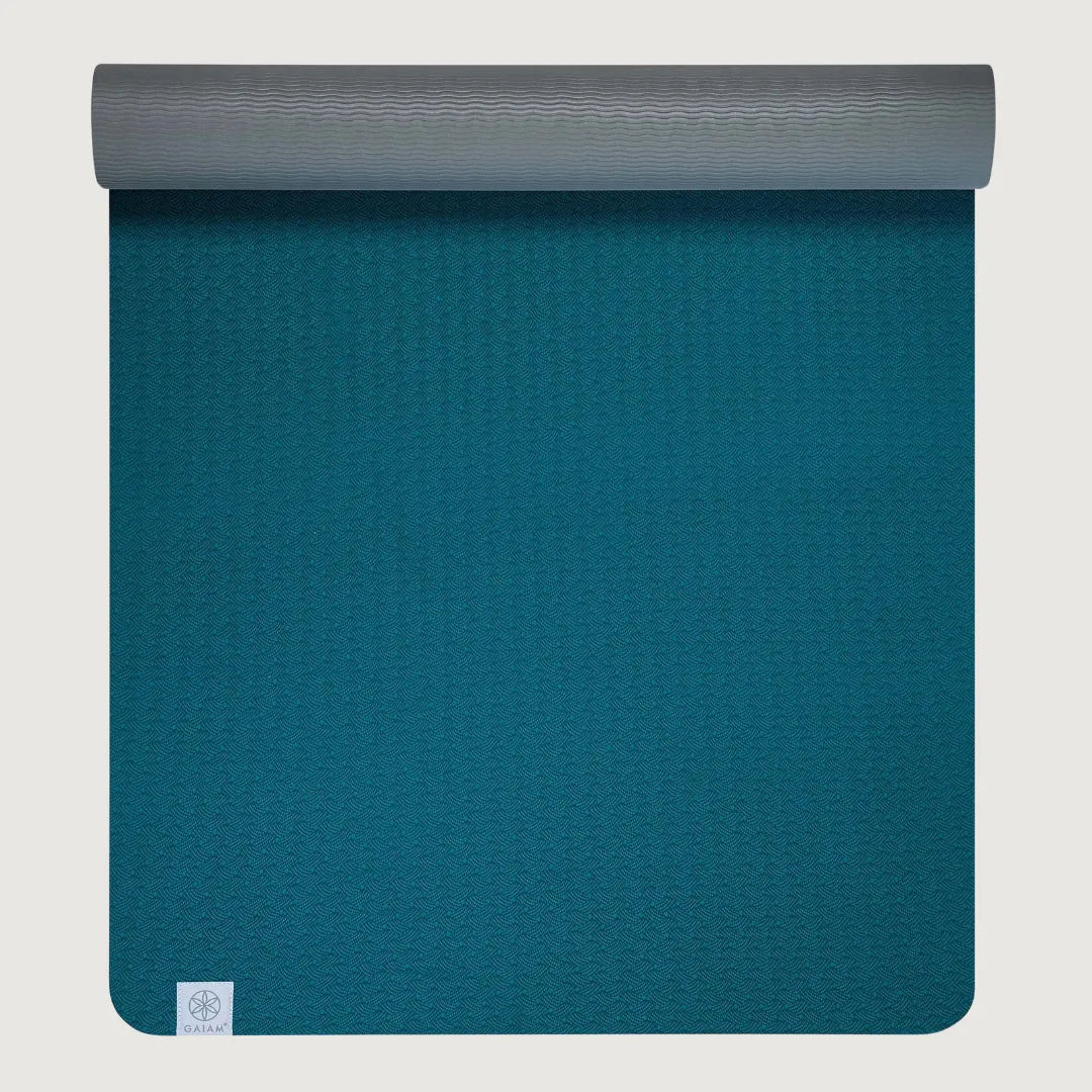 Gaiam TPE Yoga Mat 6mm - Lake