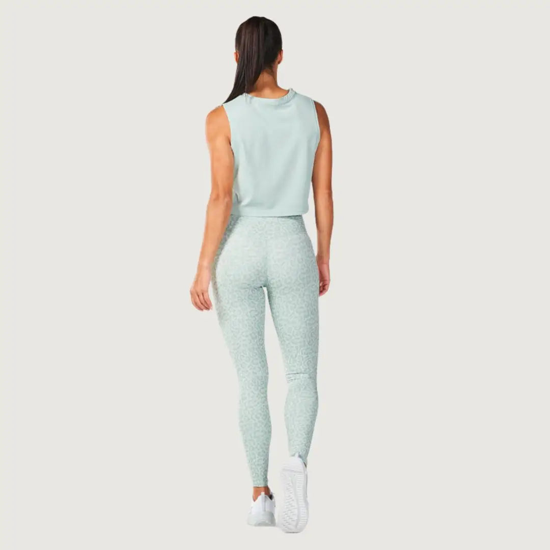 Squatwolf Core Crop Tank - Surf Spray