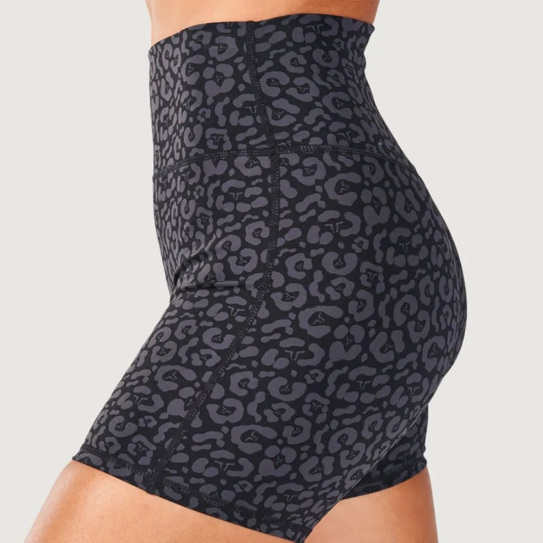 Squatwolf Untamed 5" Biker Shorts – Black Print