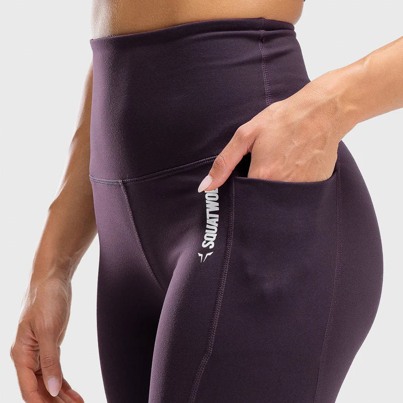 Squatwolf We Rise High Waisted Leggings - Beetroot