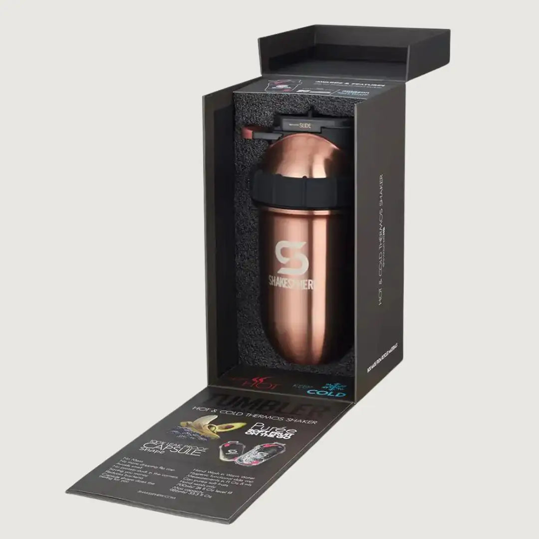 ShakeSphere Tumbler Double Wall Steel 700 ml - Copper