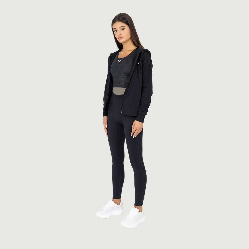 Squatwolf Wrap WB Graphic Leggings – Black
