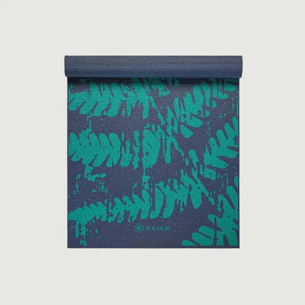 Gaiam Printed Yoga Mat 4mm - Midnight Fern